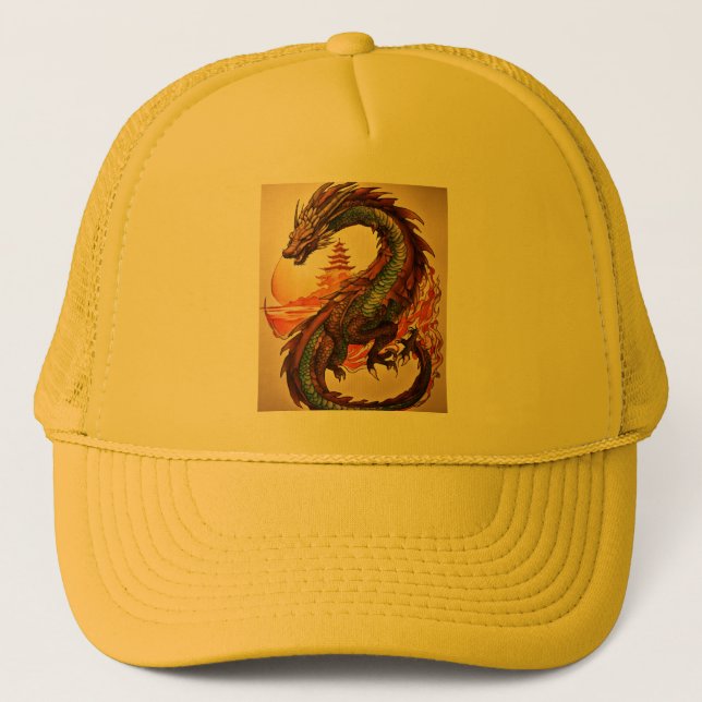 Dreamy Dragon Hat Cap-design Keps (Framsida)