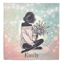 Dreamy Elegance: En kvinnas tysta reflektion