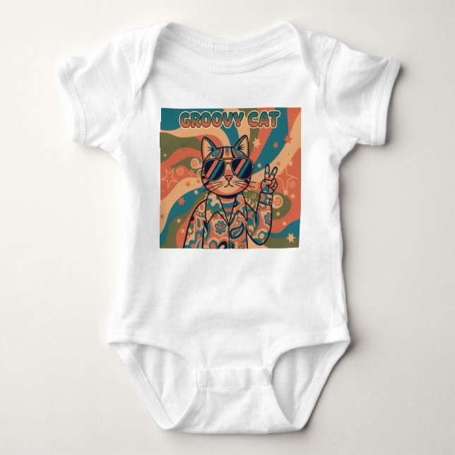 Dreamy Elephant Stars Infant One Piece Double Side T Shirt (Framsida)