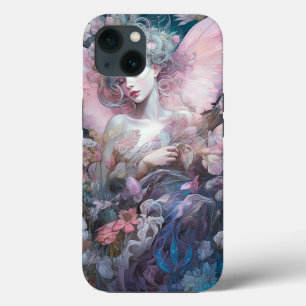 Dreamy Fairy Girl Rosa Blue Fantasy Art