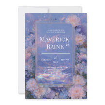 Dreamy Fantasy Mountain Wedding bjudande