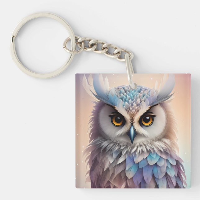 Dreamy Fantasy Uggla Soft Pastel Färg (Framsidan)