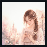 Dreamy Floral Girl Aesthetic Photo Print – Fototryck<br><div class="desc">A beautiful photo print featuring a dreamy floral illustration with soft pastel colors and delicate flowers. This calming and artistic design creates a peaceful aesthetic that looks perfect as wall décor. Ideal for bedrooms, study spaces, or creative corners, this elegant artwork adds a soft romantic touch to any room. The...</div>