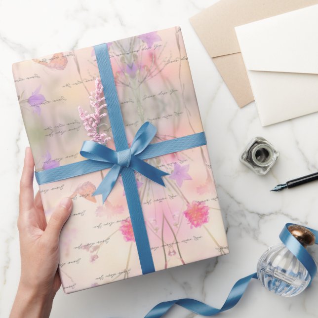 Dreamy Flower Jesus Kärlek You Presentpapper (Gifting)