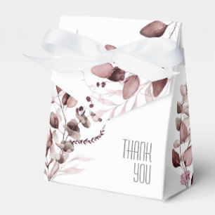 Dreamy Foliage Bröllop Burgundy ID817 Presentaskar