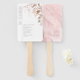 Dreamy Foliage Bröllop Ceremony  Rosa ID817