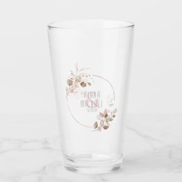 Dreamy Foliage Bröllop Rosa ID817 Glaskopp