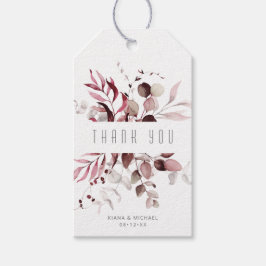 Dreamy Foliage Tack V1 Burgundy ID817 Presentetikett