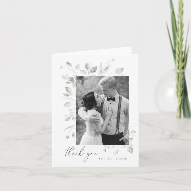 Dreamy Foliage - tackkort (Framsida)