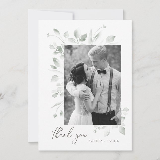 Dreamy Foliage - tackkort Tack Kort (Framsida)