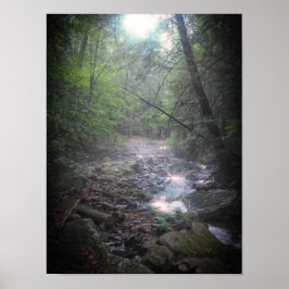 Dreamy Forest Light Poster