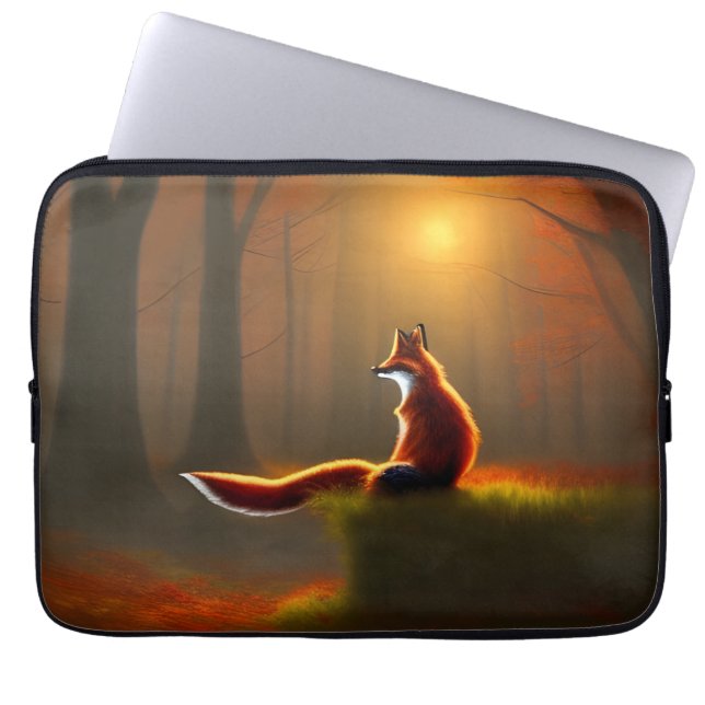 Dreamy Fox Laptop Fodral (Framsidan)