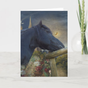 Dreamy Friesian - gratulationskort Tack Kort