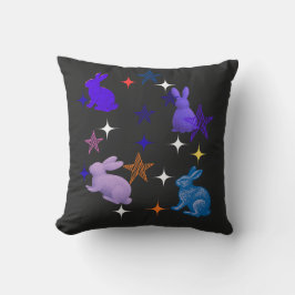 Dreamy Galaxy Bunnies Kudde
