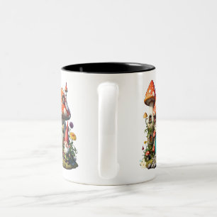 "Dreamy Garden Scene" Två-Tonad Mugg