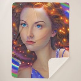 Dreamy Girl med Rainbow Ljus