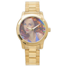 Dreamy Girl med Rainbow Ljus Armbandsur