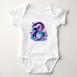 Dreamy Girl on Swing - Whimsical Kids design T Shirt