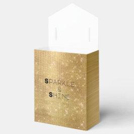 Dreamy Glitzy Glam Guld Gnistra Presentaskar
