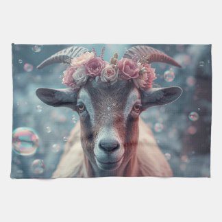 Dreamy Goat Art Kökshandduk