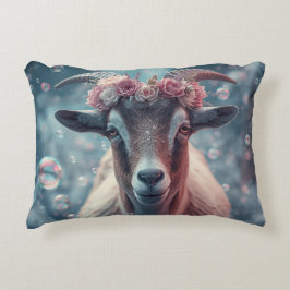 Dreamy Goat Art Prydnadskudde