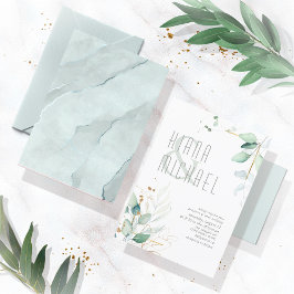 Dreamy Greenery Bröllop Grönt/Blue ID817