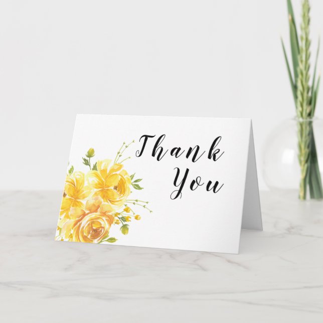 Dreamy Gul ros Bröllop Tack Kort (Framsida)