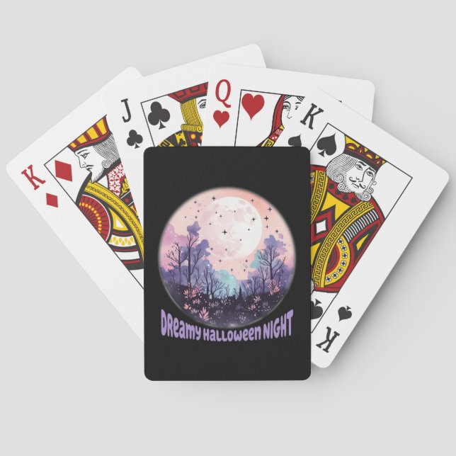 Dreamy Halloween Night Casinokort (Baksidan)