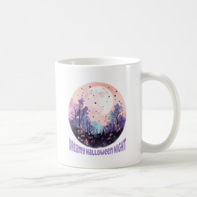 Dreamy Halloween Night Kaffemugg (Höger)