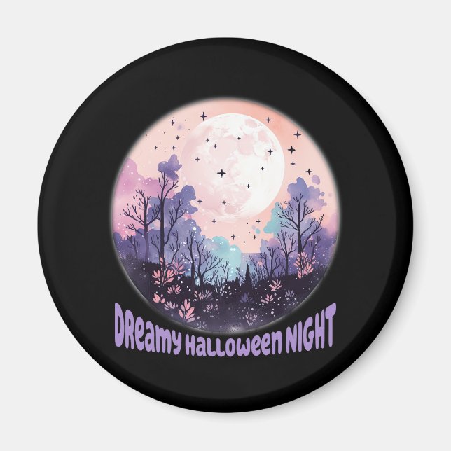 Dreamy Halloween Night Magnet (Framsidan)