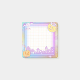 Dreamy Halloween Pumpkin Post-it Block