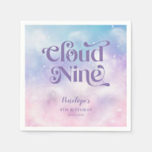 Dreamy Himlar Cloud Nine Födelsedagsfest