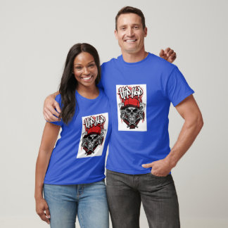 Dreamy Hip-Skutt Skull T-Shirt Design - Premium Ve