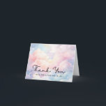 Dreamy Hon är på molnet 9 Möhippa Tack Kort<br><div class="desc">Hon är på molnet 9 Möhippa tack för ditt kort. Matchande objekt är tillgängliga.</div>