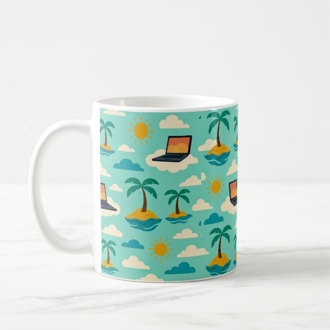 Dreamy Island escape  Kaffemugg (Vänster)