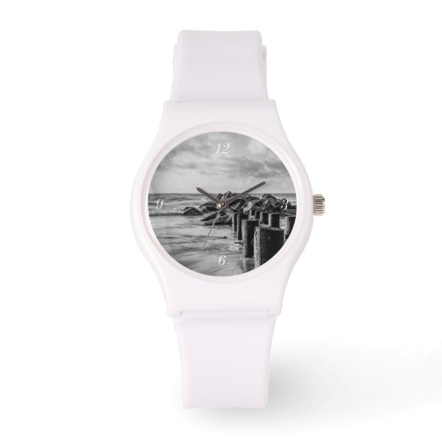 Dreamy Jettie Grayscale Armbandsur (Framsida)