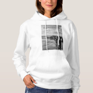 Dreamy Jettie Grayscale Hoodie T Shirt