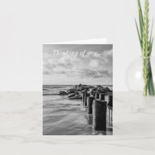 Dreamy Jettie Grayscale Kort
