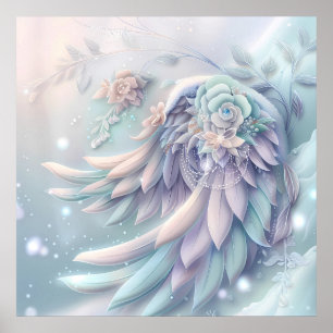Dreamy jul Angel Vingar Poster