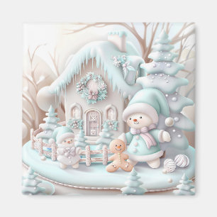 Dreamy jul Gingerbröd House Magnet