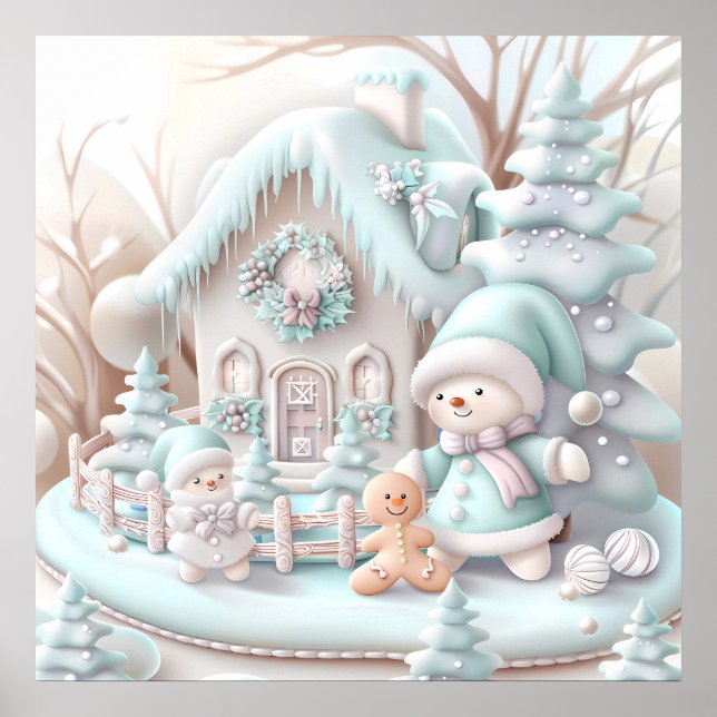 Dreamy Jul Gingertea House Poster (Framsidan)