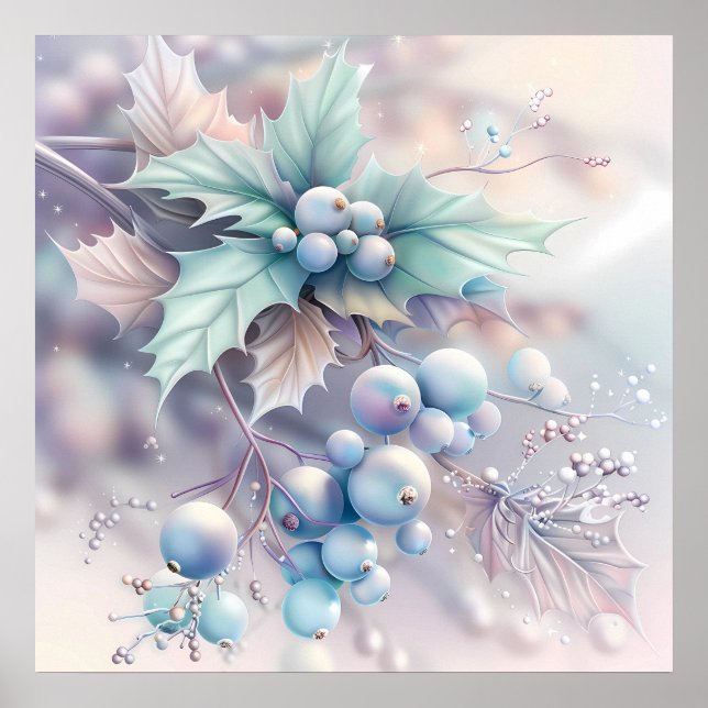Dreamy jul Holly Poster (Framsidan)