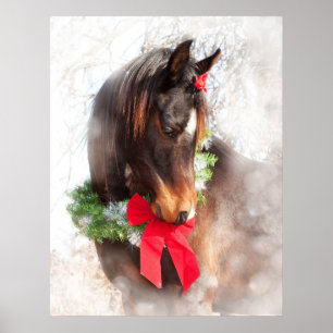 Dreamy jul Horse Poster