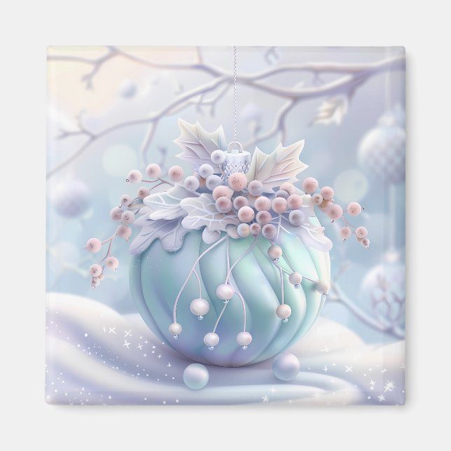 Dreamy jul Ornament Magnet (Framsidan)