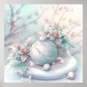 Dreamy jul Ornament Poster