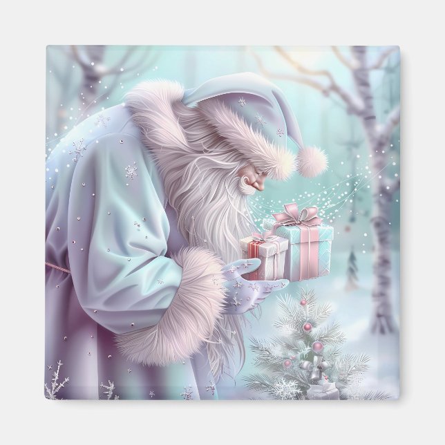 Dreamy jul Santa Magnet (Framsidan)
