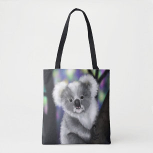 Dreamy Koala i en "Enchanted Forest" Tygkasse