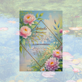 Dreamy Lakeside Garden Wedding Tilläggskort