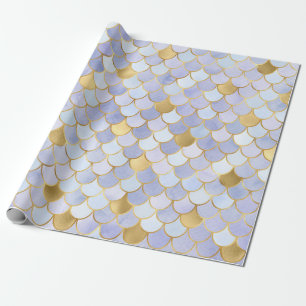 Dreamy Lavendar- och guld färgad-skalor för Sjöjun Presentpapper