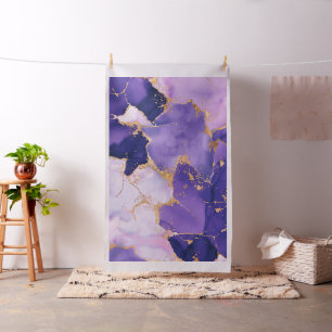 Dreamy Lavender bläck och guld Tyg